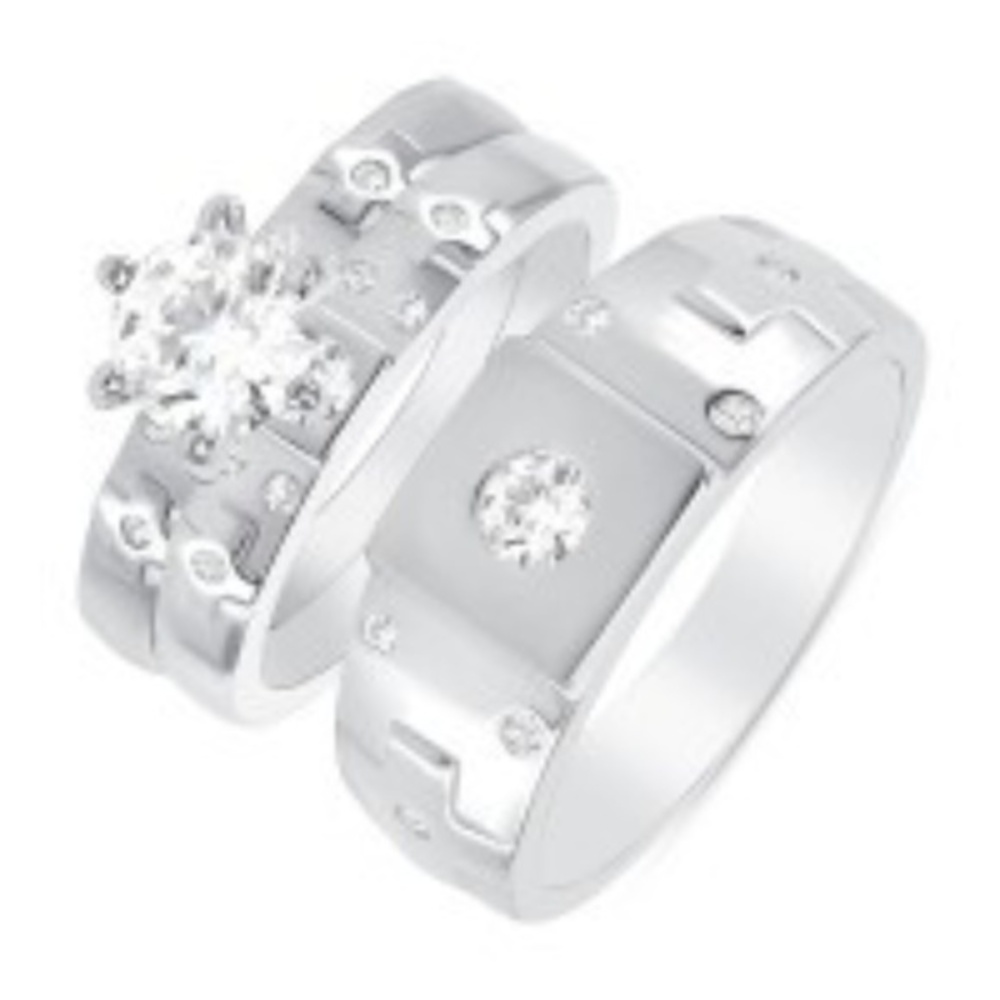 3pc Bride & Groom Wedding Set